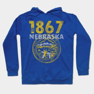 Nebraska Est 1867 State Vintage Home Love Hoodie